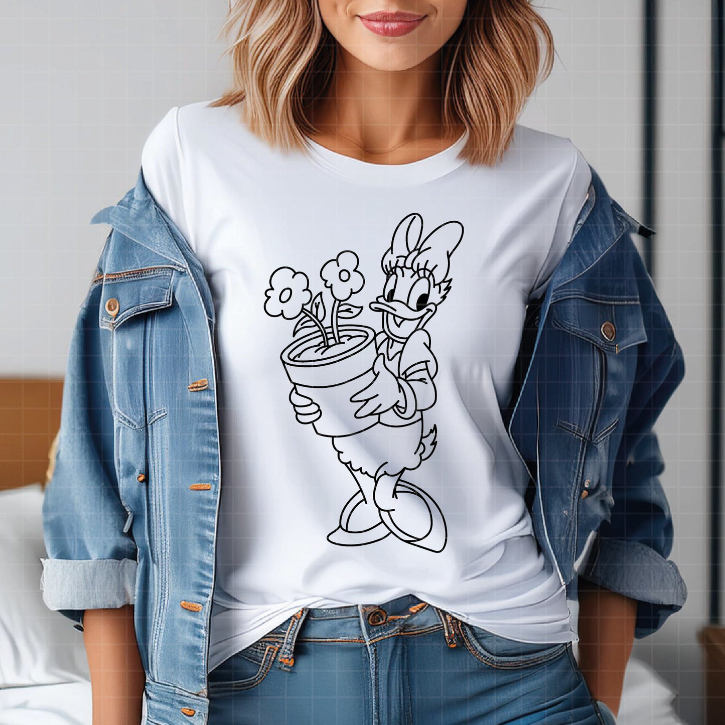 COD3834 - Daisy svg, Disney svg, disneyland t shirt svg, Disney svg