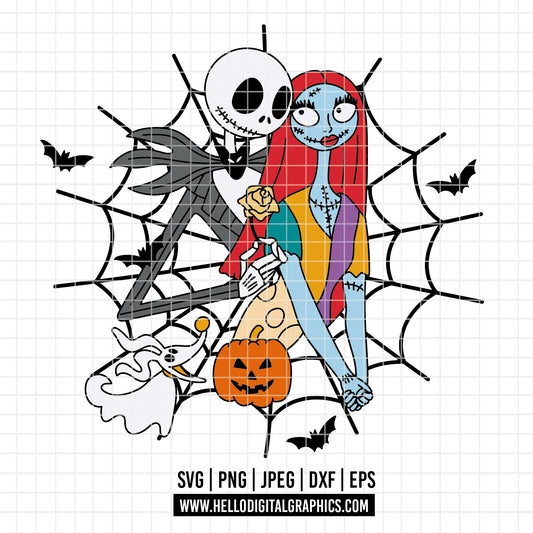 COD3835 - Nightmare Before Christmas svg, Jack Skellington svg, Halloween png