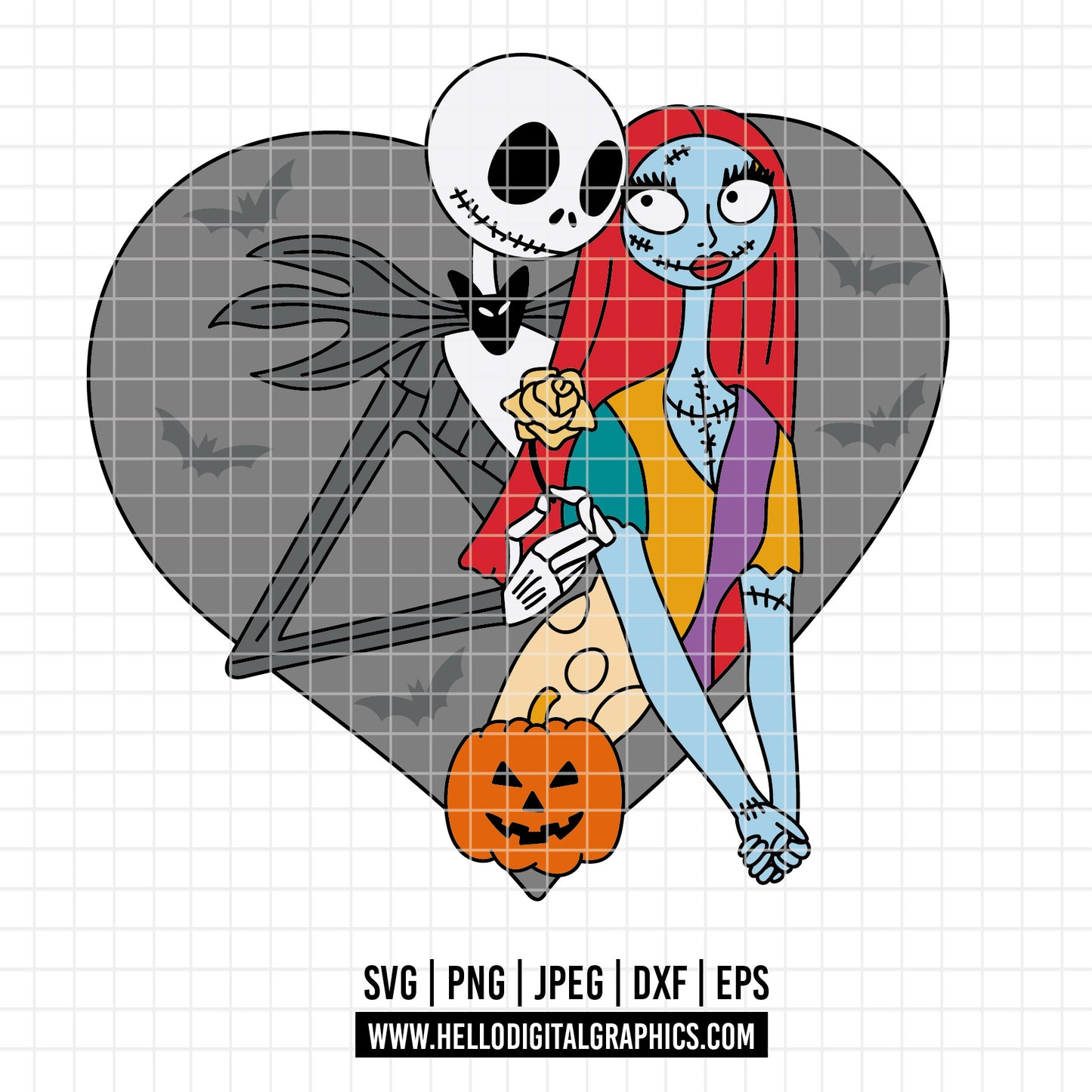 COD3838 - Nightmare Before Christmas svg, Jack Skellington svg, Halloween png