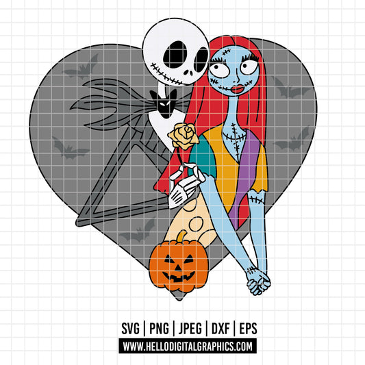 COD3838 - Nightmare Before Christmas svg, Jack Skellington svg, Halloween png