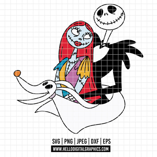COD3839 - Nightmare Before Christmas svg, Jack Skellington svg, Halloween png
