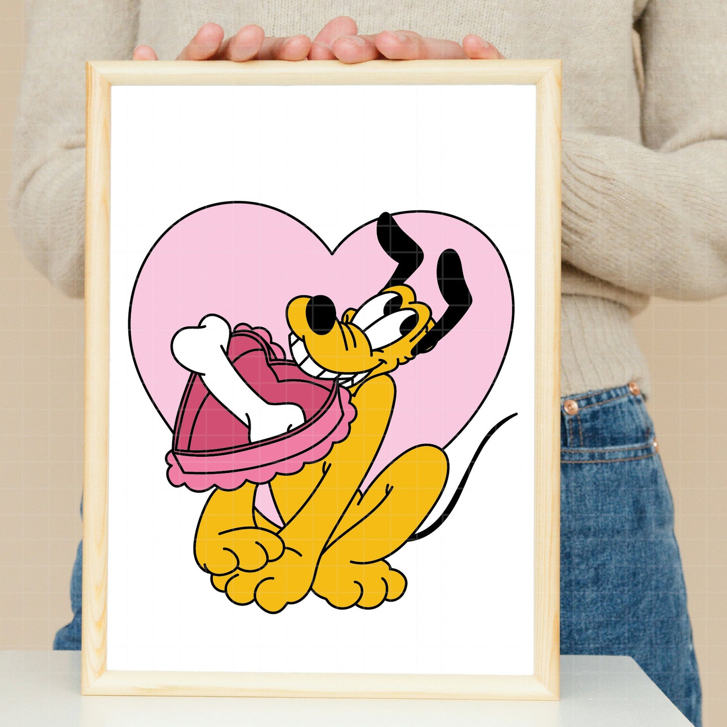 COD3840 - Pluto svg, dog svg, Pluto Silhouette, Cricut, disney svg