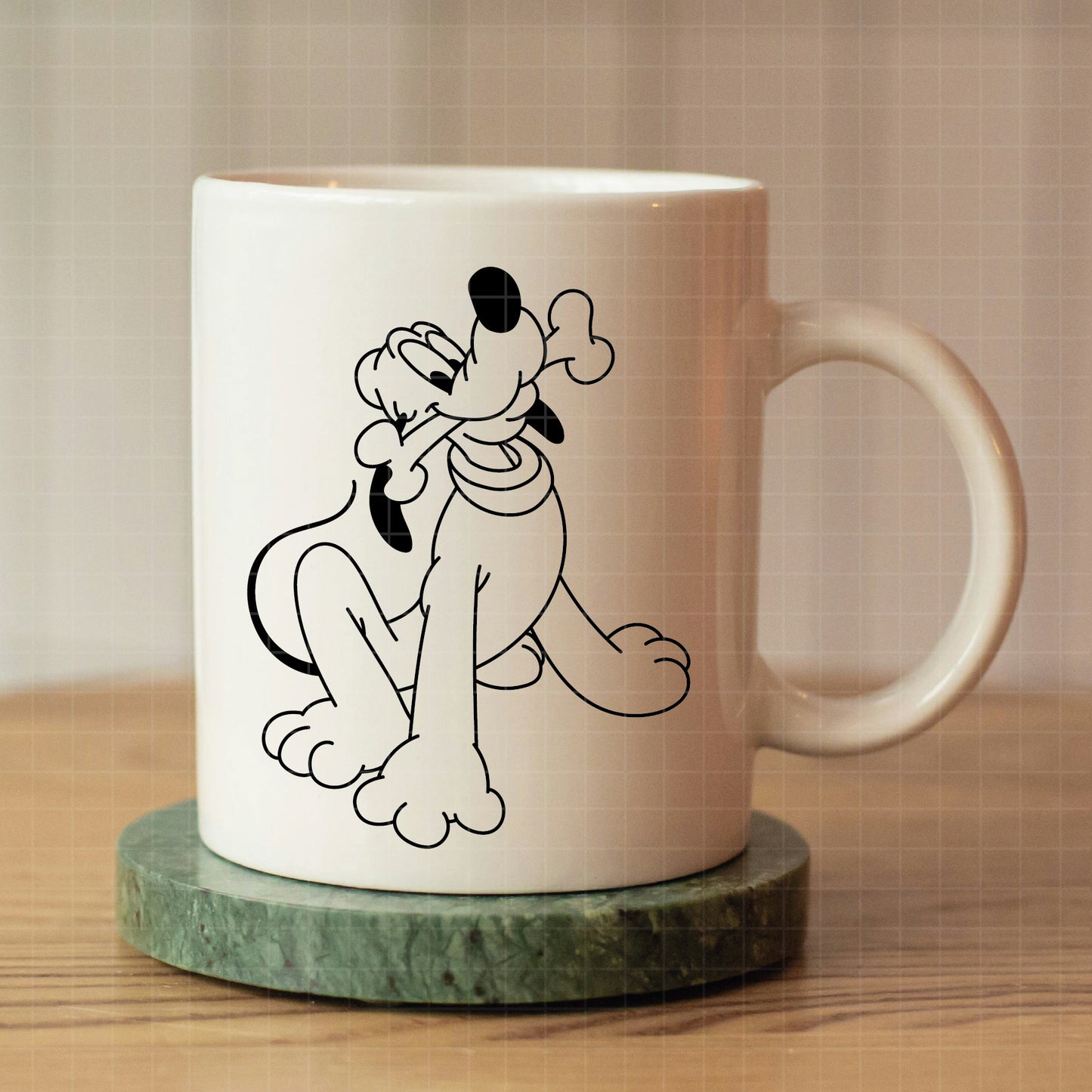 COD3841 - Pluto svg, dog svg, Pluto Silhouette, Cricut, disney svg