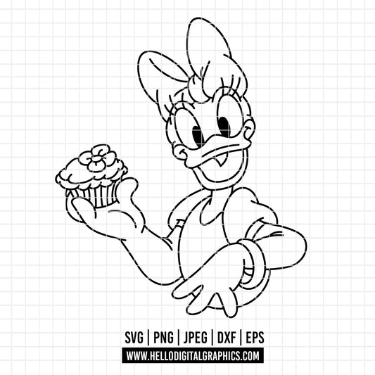 COD3843 - Daisy svg, Disney svg, disneyland t shirt svg, Disney svg