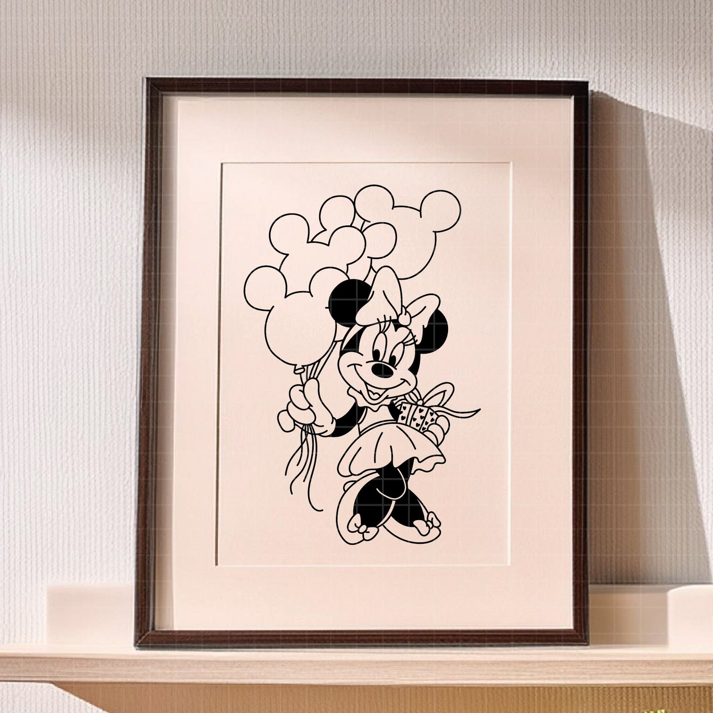 COD3844 - Minnie svg, Disney svg, disneyland t shirt svg, Disney svg, dtf, sublimation
