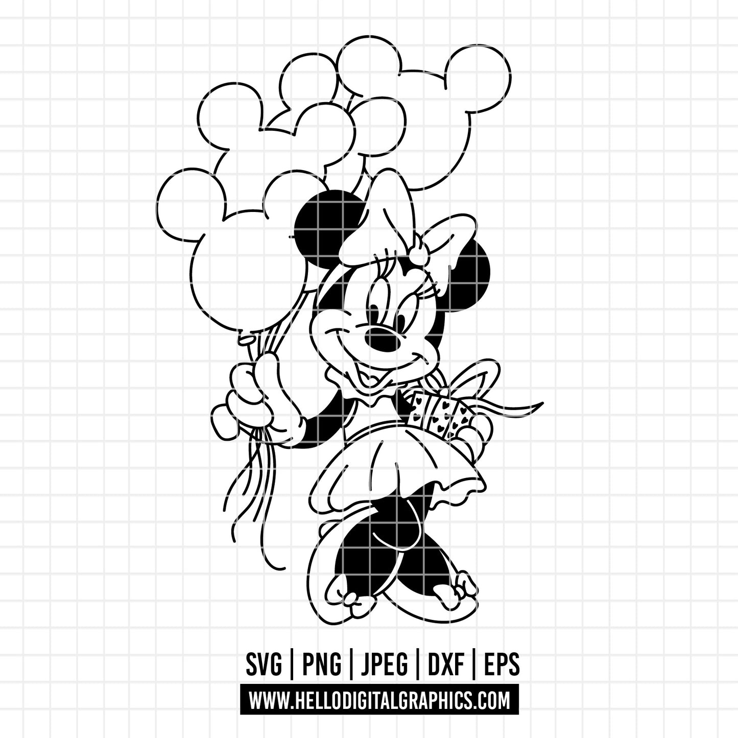 COD3844 - Minnie svg, Disney svg, disneyland t shirt svg, Disney svg, dtf, sublimation