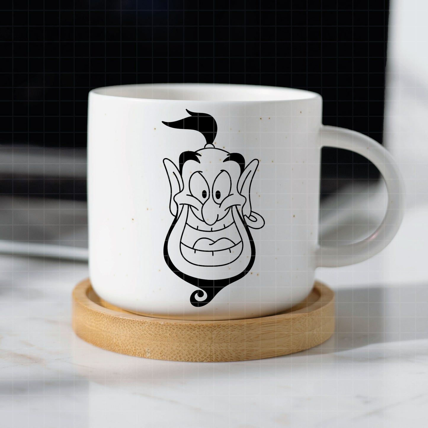 COD3845 - Genie svg, aladdin genie, Aladdin svg, Princess svg, silhouette svg, disney svg