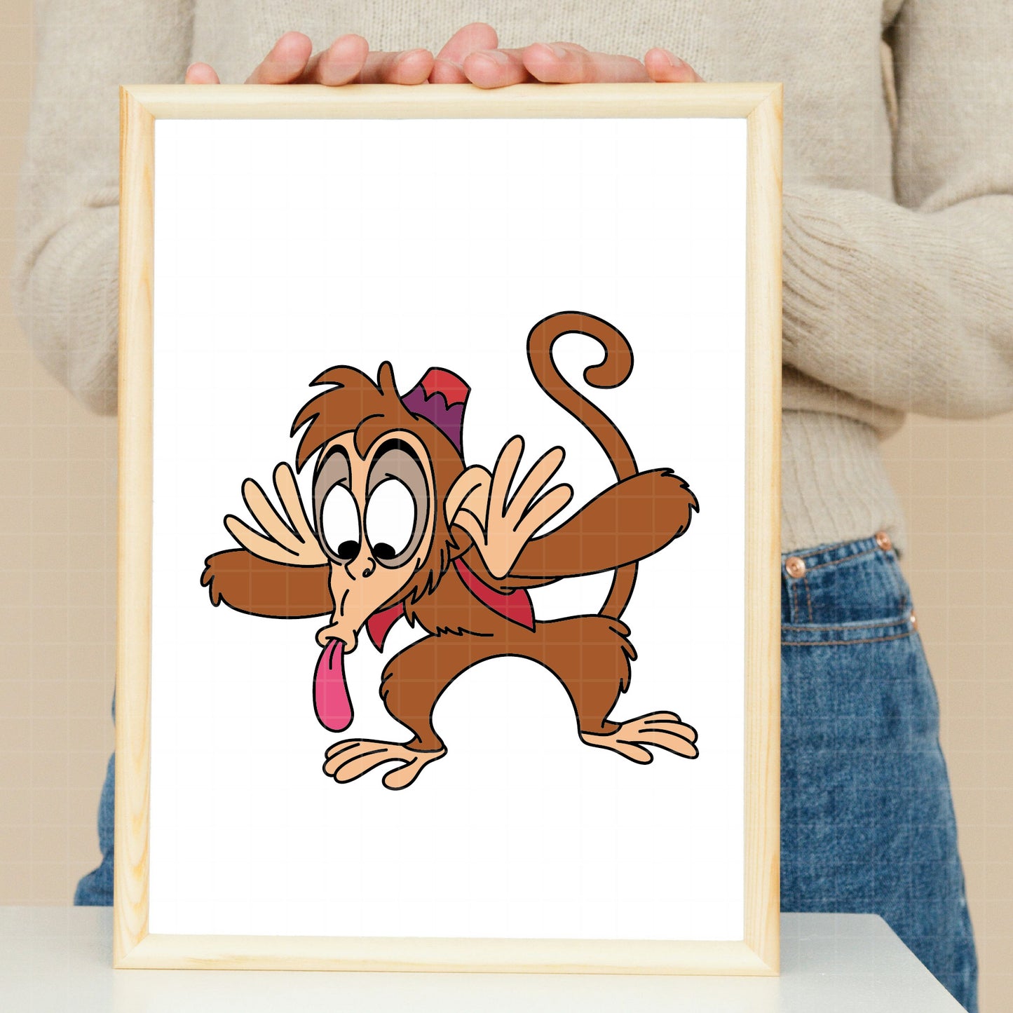 COD3846 - Genie svg, aladdin genie, Aladdin svg, Princess svg, silhouette svg, disney svg