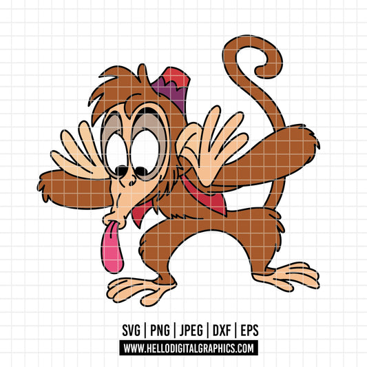 COD3846 - Genie svg, aladdin genie, Aladdin svg, Princess svg, silhouette svg, disney svg