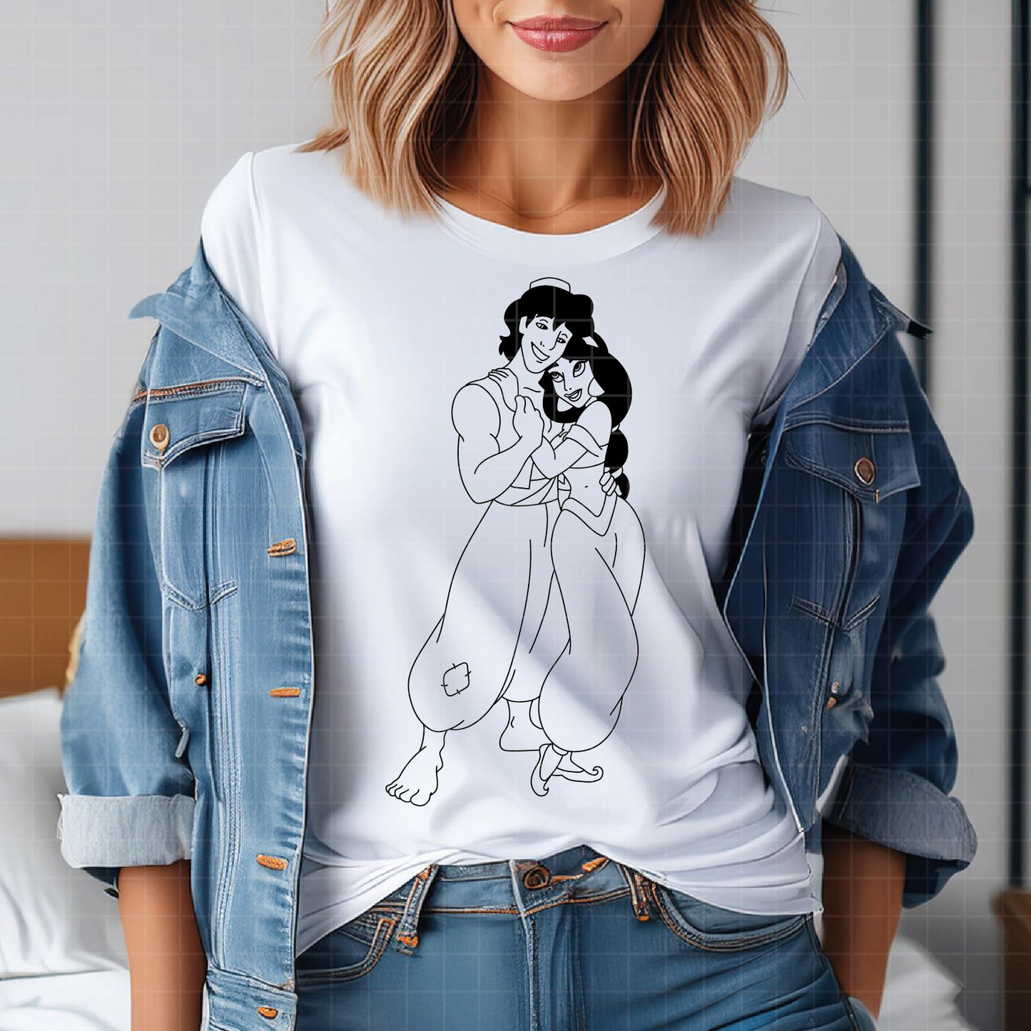 COD3847 - Genie svg, aladdin genie, Aladdin svg, Princess svg, silhouette svg, disney svg