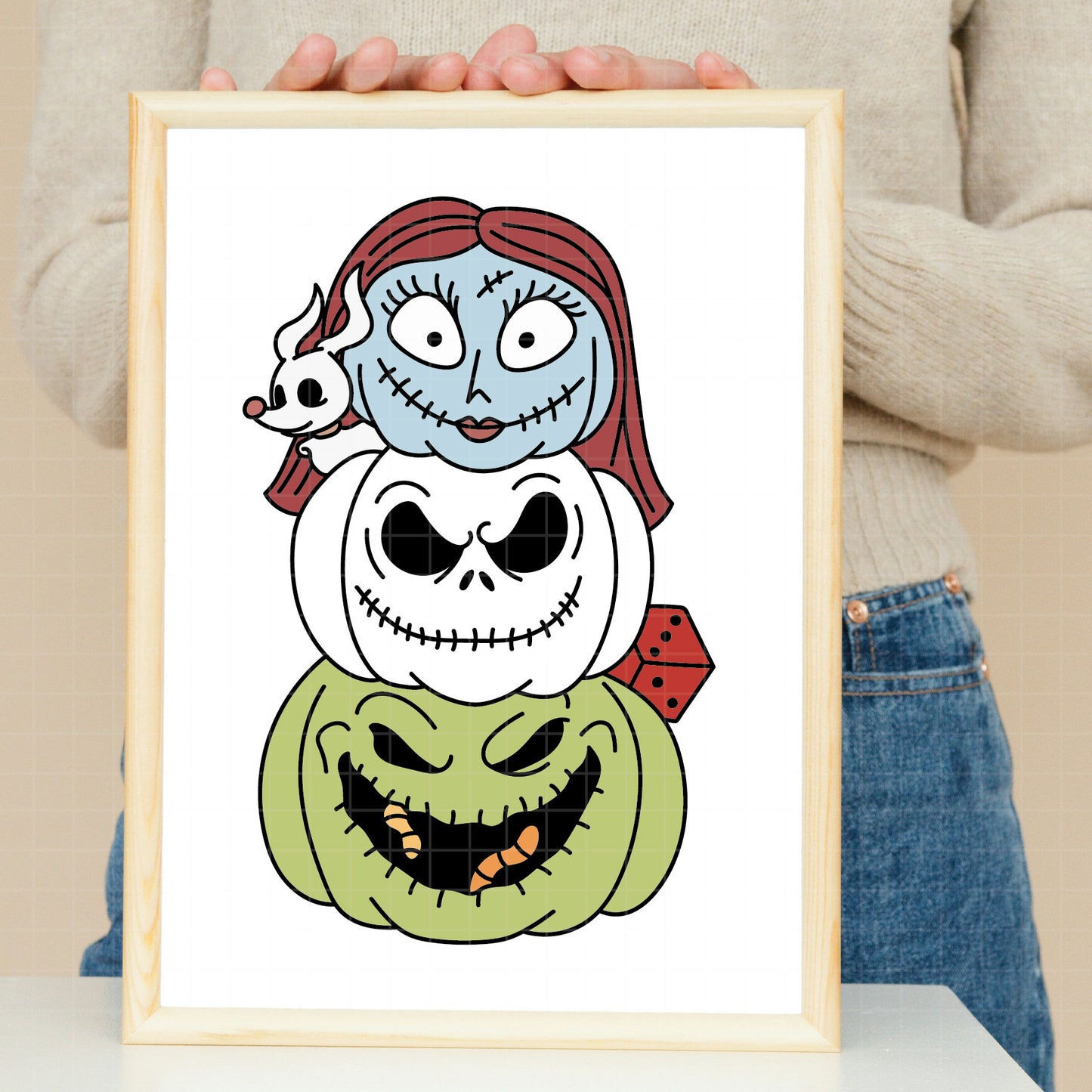 COD3894 - Nightmare Before Christmas svg ,Jack Skellington svg , Halloween svg, Christmas svg, Oogi boogie svg