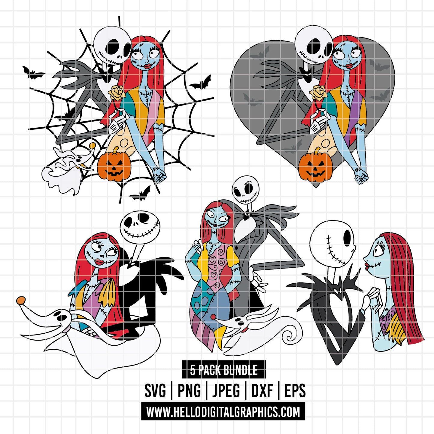 COD3898 - Nightmare Before Christmas svg ,Jack Skellington svg , Halloween svg, Christmas svg, Oogi boogie svg