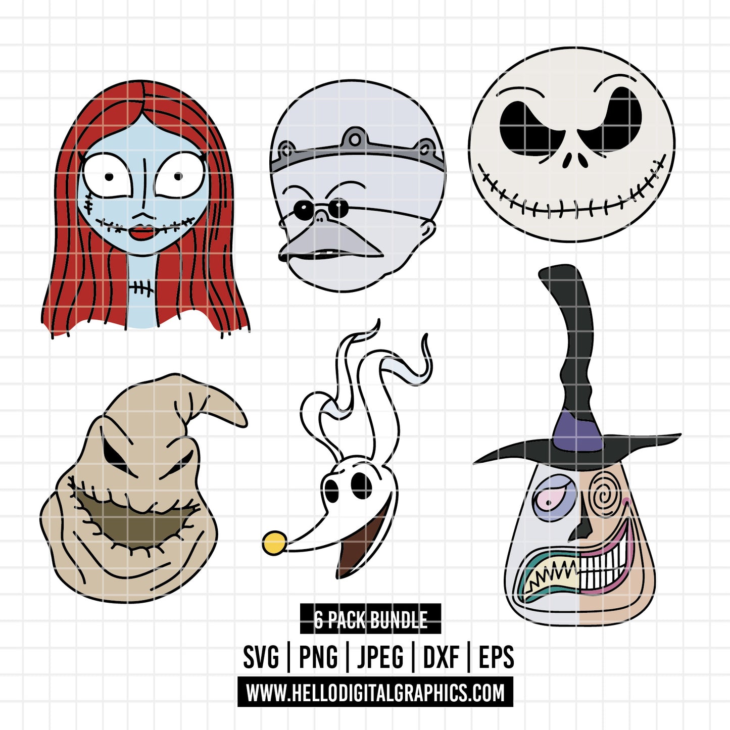 COD3900 - Nightmare Before Christmas svg ,Jack Skellington svg , Halloween svg, Christmas svg, Oogi boogie svg