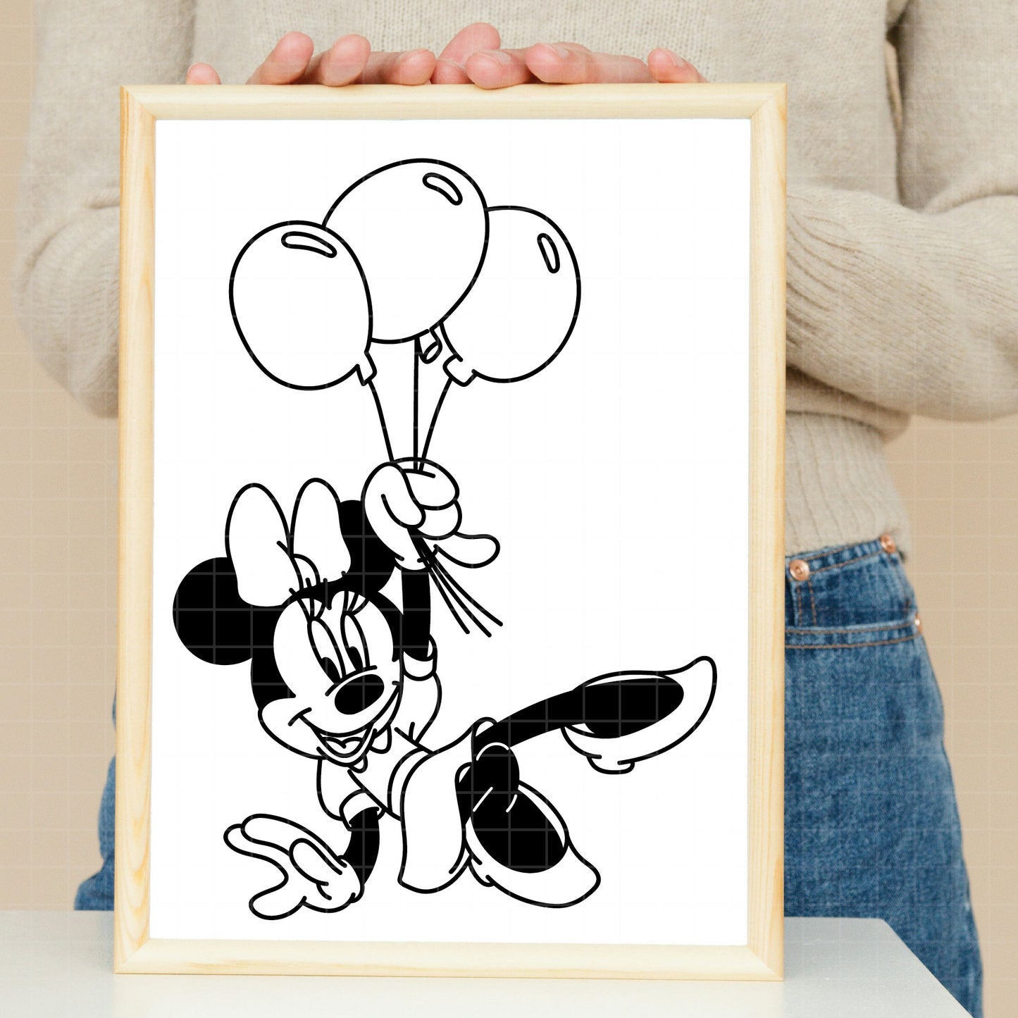 COD3901- Minnie Birthday squad svg, birthday svg, minnie svg, castle svg, Silhouette, Cricut