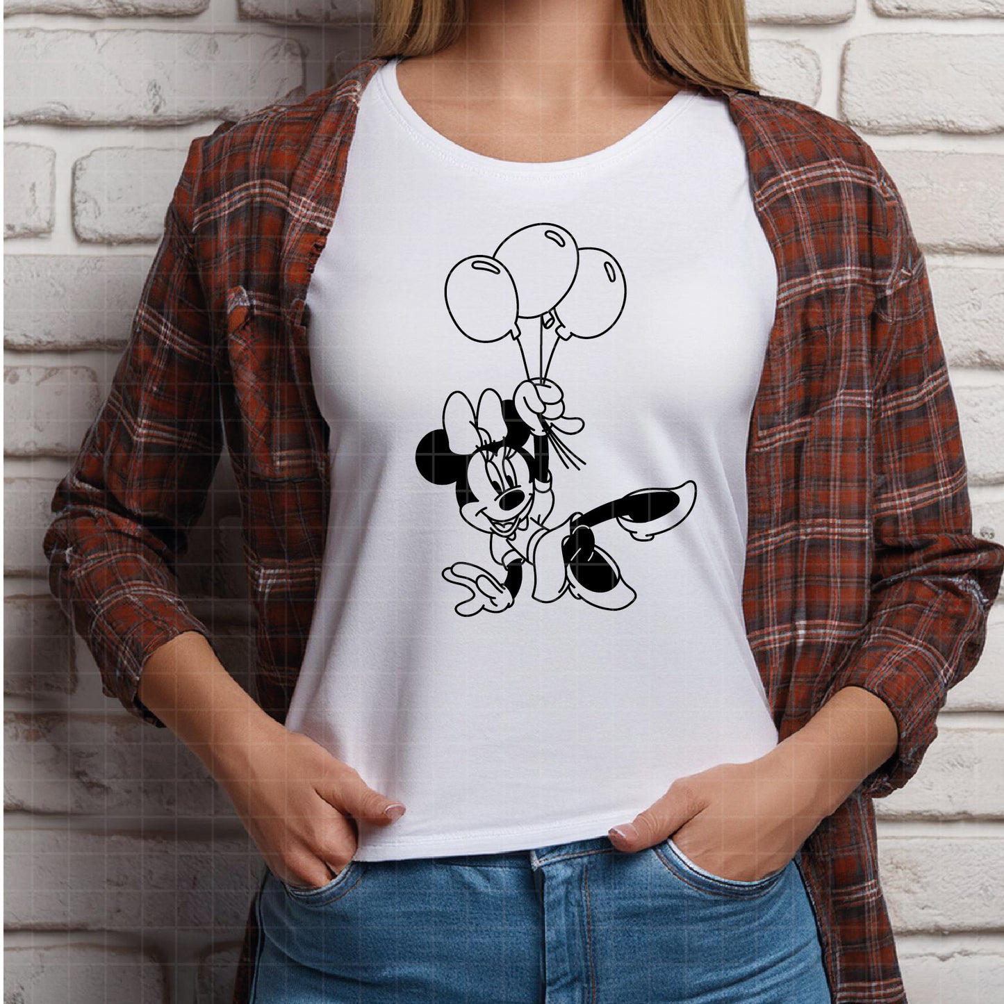 COD3901- Minnie Birthday squad svg, birthday svg, minnie svg, castle svg, Silhouette, Cricut