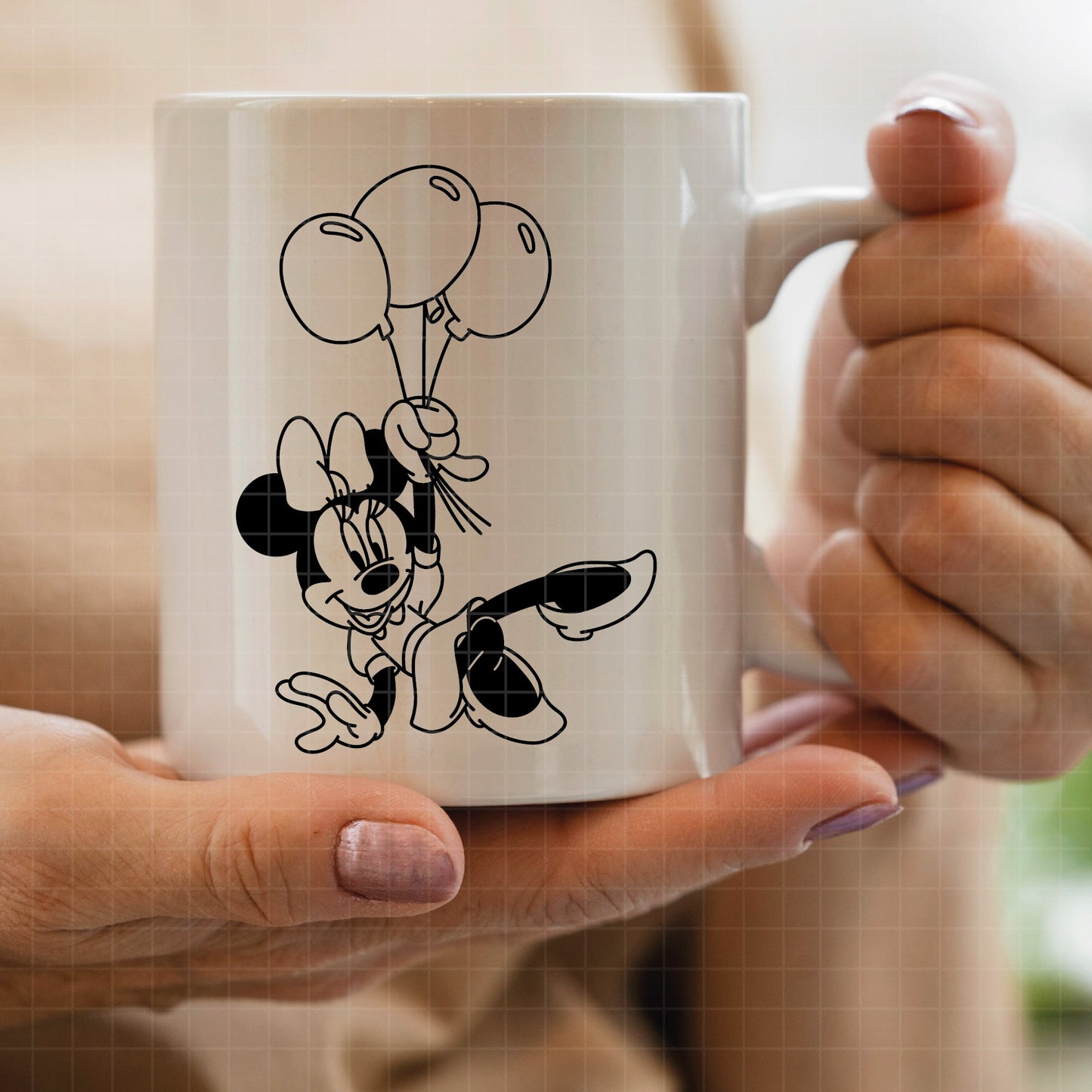 COD3901- Minnie Birthday squad svg, birthday svg, minnie svg, castle svg, Silhouette, Cricut