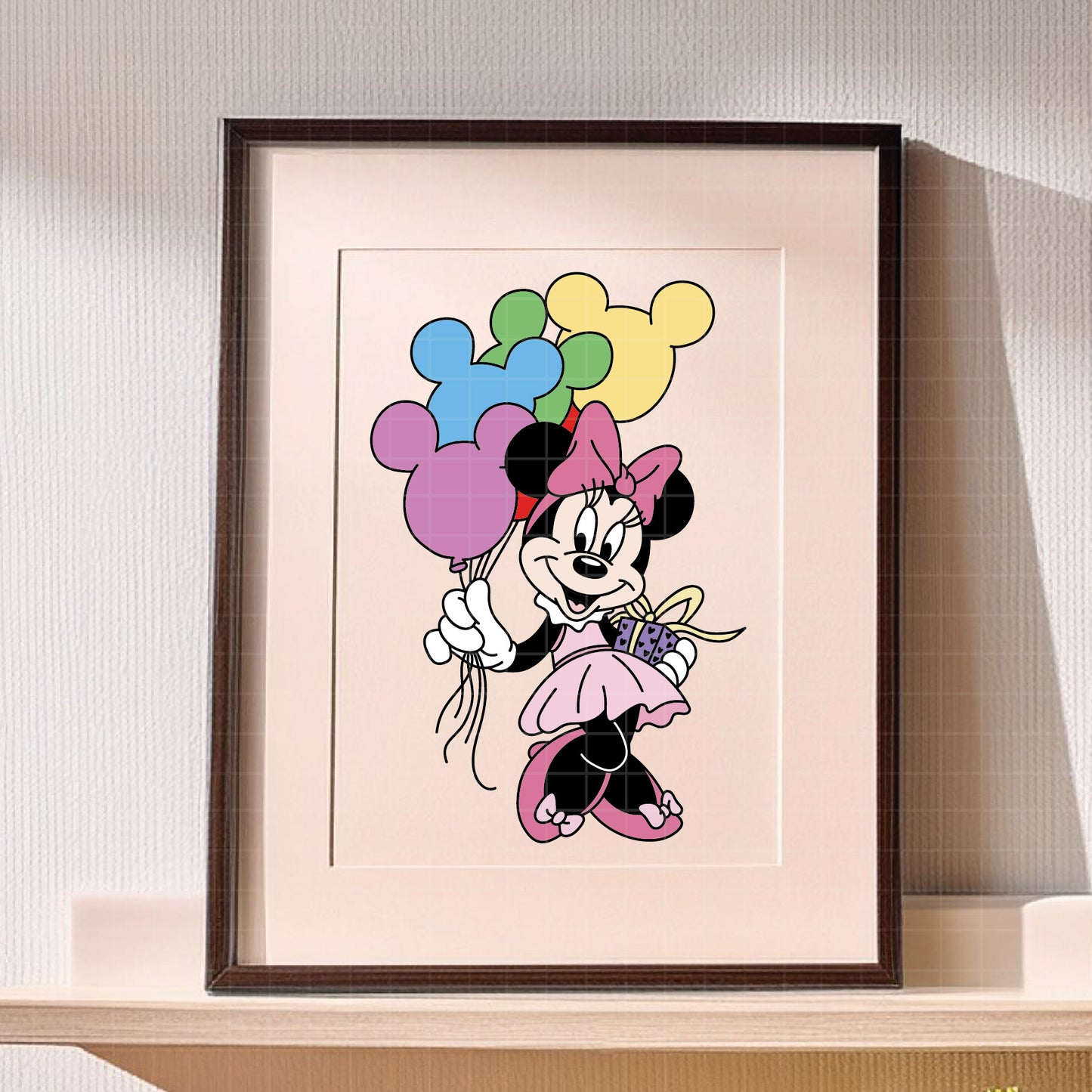 COD3902- Minnie Birthday squad svg, birthday svg, minnie svg, castle svg, Silhouette, Cricut