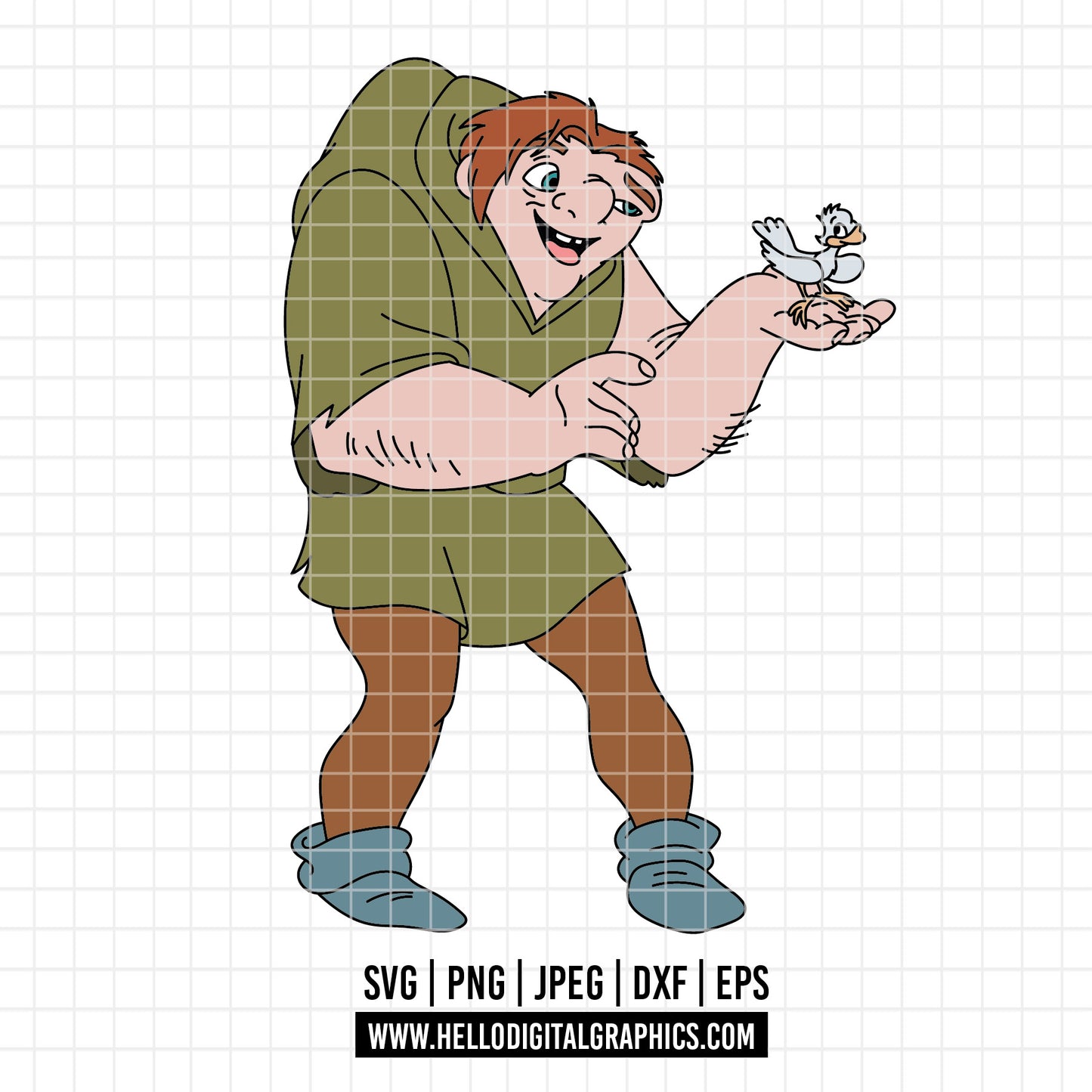 COD3910 - The Hunchback of Notre Dame svg, The Hunchback of Notre Dame cricut