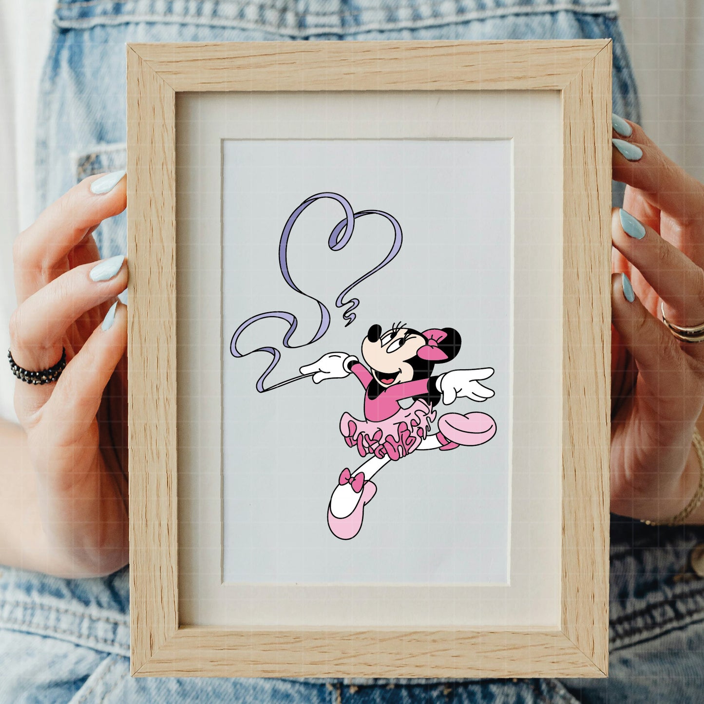 COD3912 - Minnie ballet svg, minnie svg, minnie lineart, disney svg, Silhouette