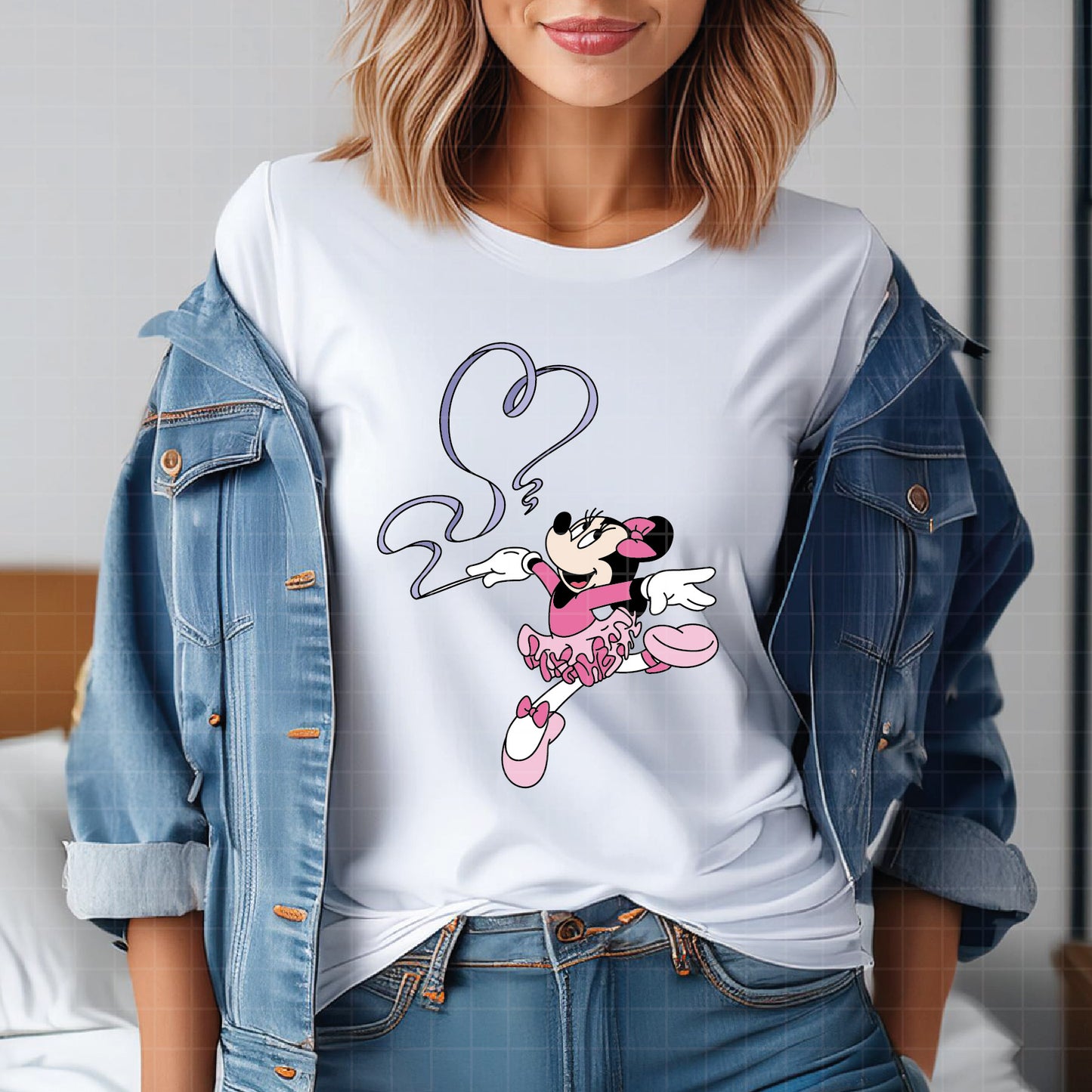 COD3912 - Minnie ballet svg, minnie svg, minnie lineart, disney svg, Silhouette
