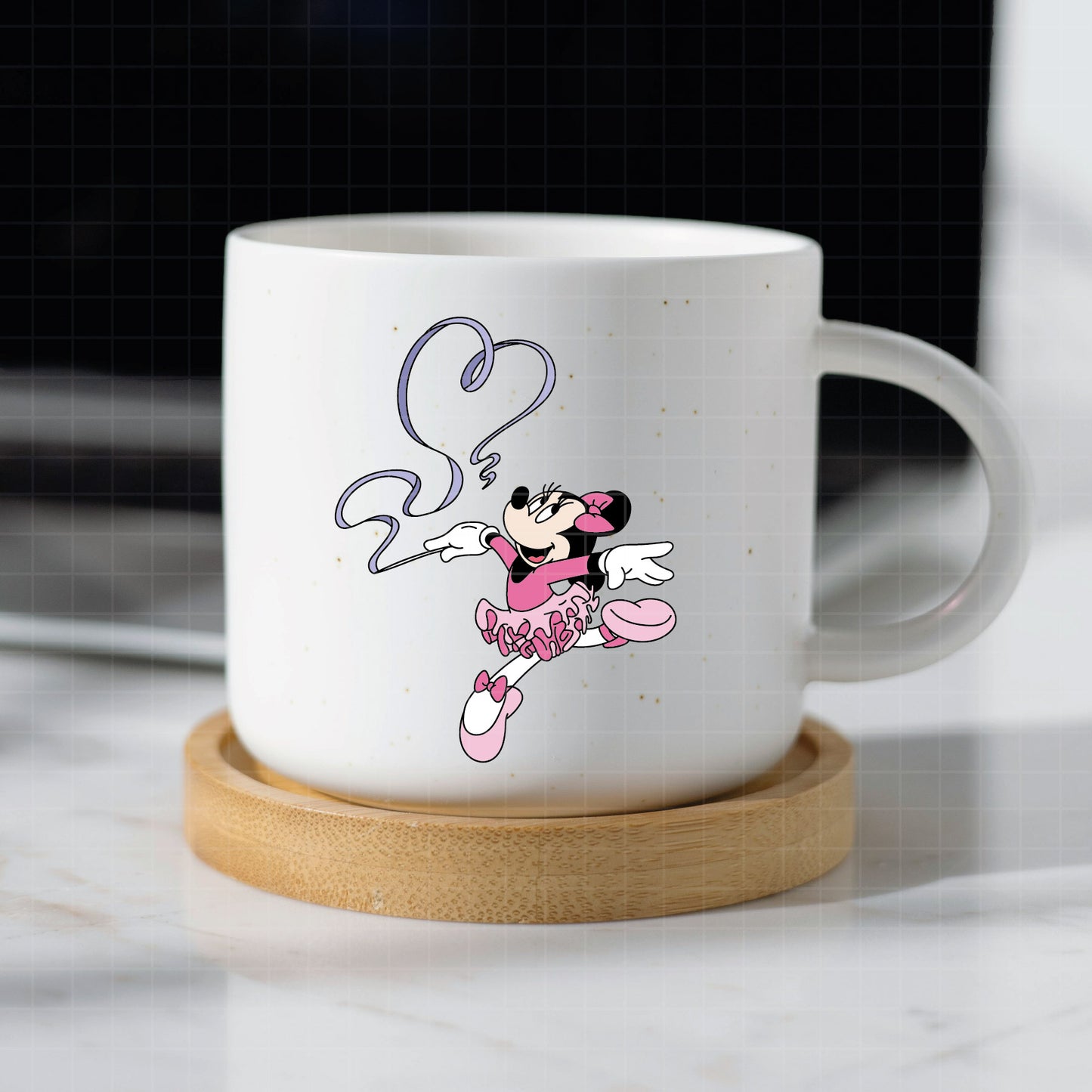 COD3912 - Minnie ballet svg, minnie svg, minnie lineart, disney svg, Silhouette