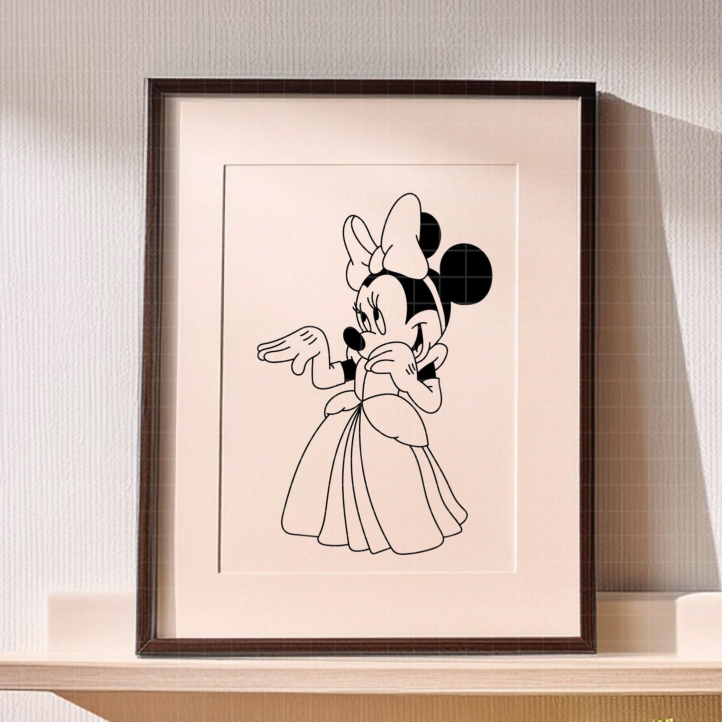 COD3914 - Minnie cinderella svg, Minnie svg, Spring svg, Disney svg, disneyland t shirt svg, Disney svg, Silhouette