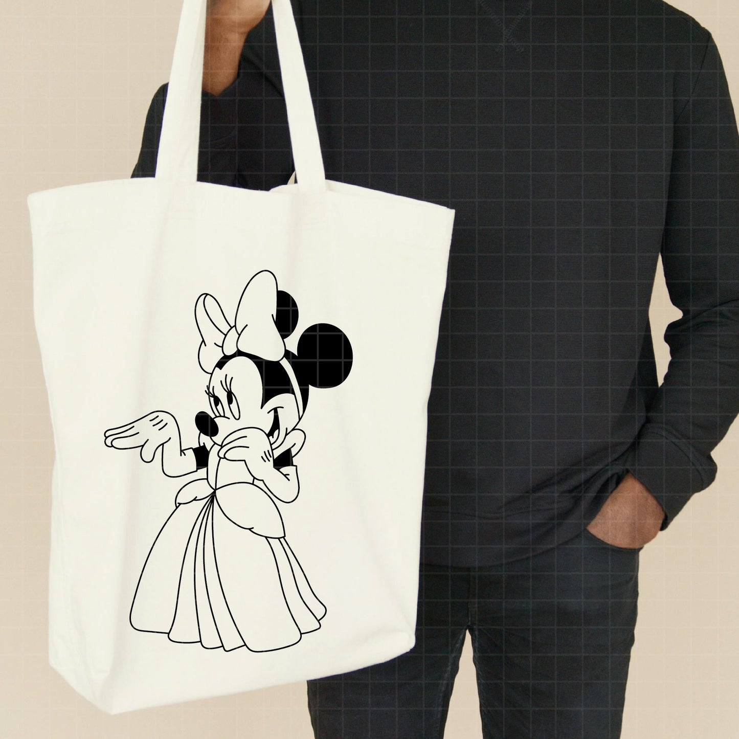COD3914 - Minnie cinderella svg, Minnie svg, Spring svg, Disney svg, disneyland t shirt svg, Disney svg, Silhouette