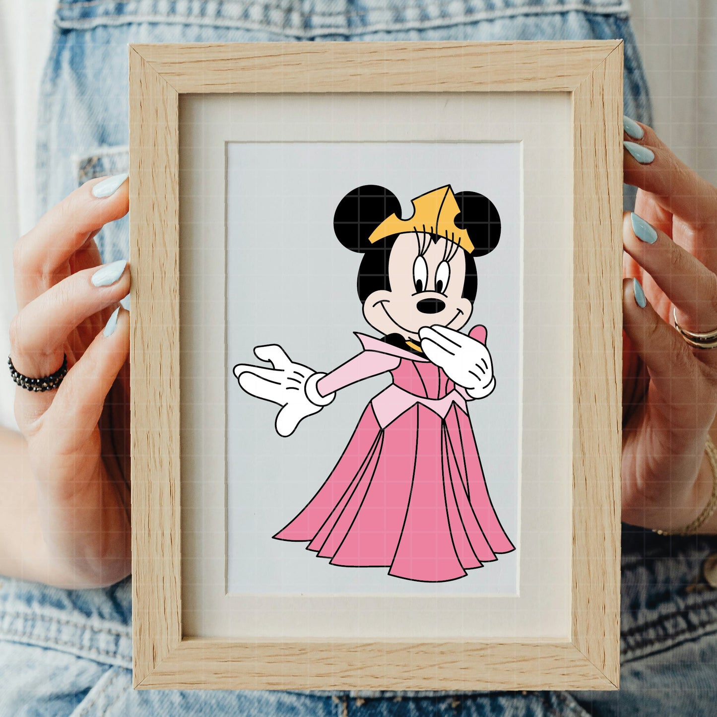 COD3915 - Minnie slepping beauty svg, Minnie svg, Spring svg, Disney svg, disneyland t shirt svg, Disney svg, Silhouette