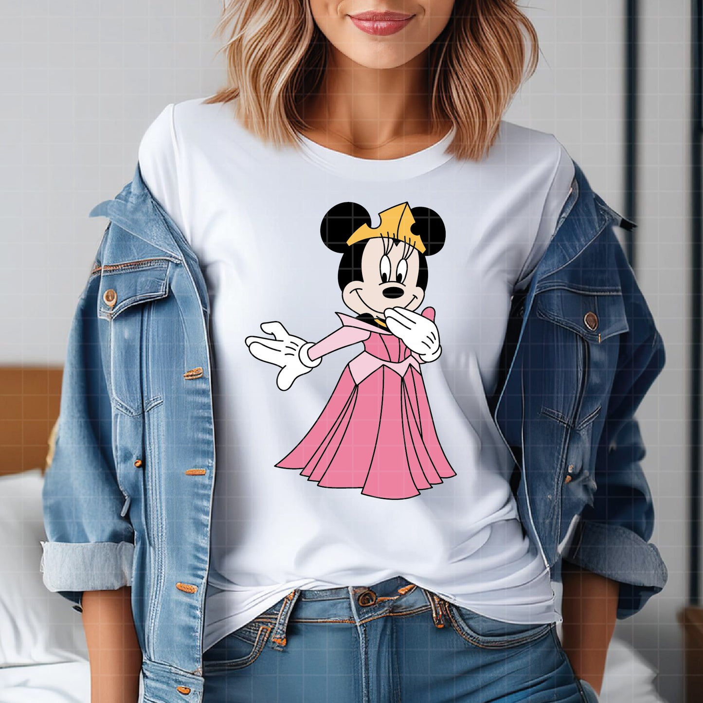 COD3915 - Minnie slepping beauty svg, Minnie svg, Spring svg, Disney svg, disneyland t shirt svg, Disney svg, Silhouette