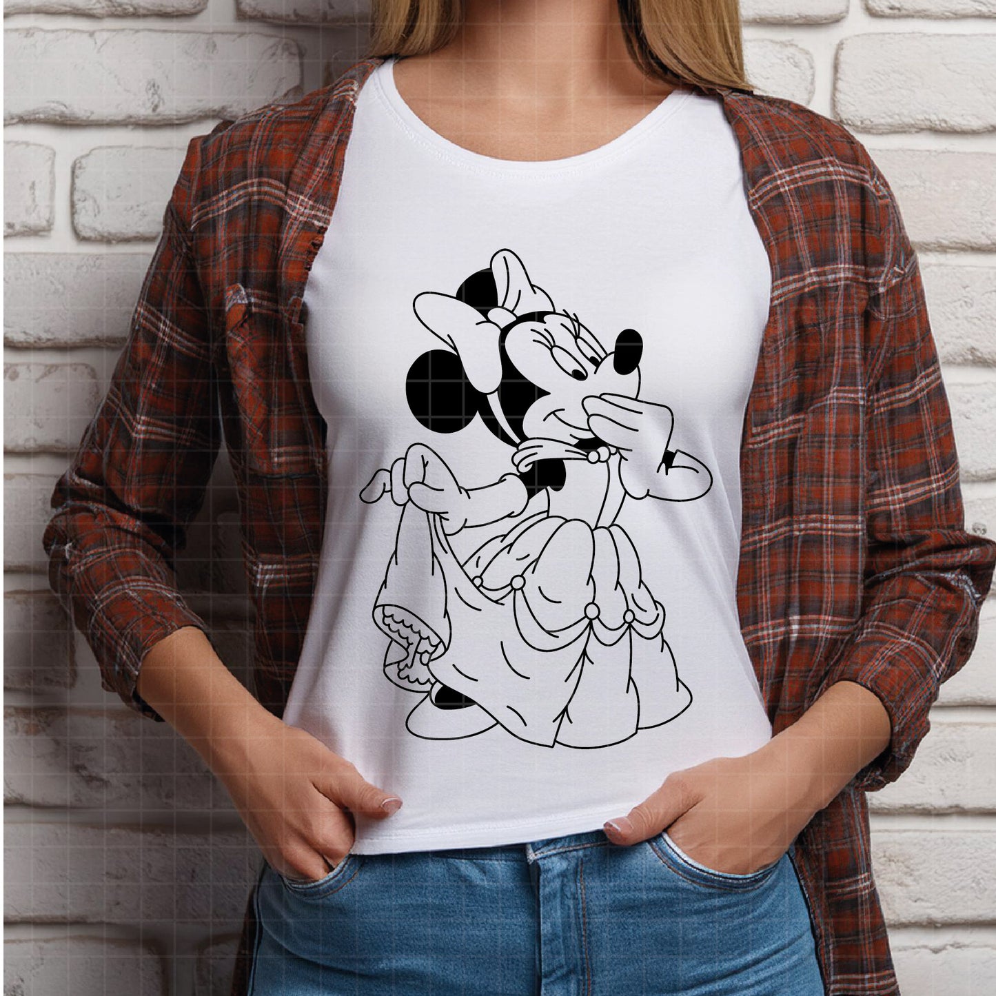 COD3916 - Minnie belle svg, Minnie svg, Spring svg, Disney svg, disneyland t shirt svg, Disney svg