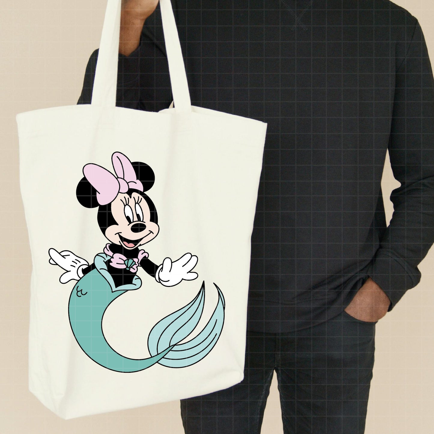 COD3917 - Minnie mermaid svg, Minnie svg, Spring svg, Disney svg, disneyland t shirt svg, Disney svg