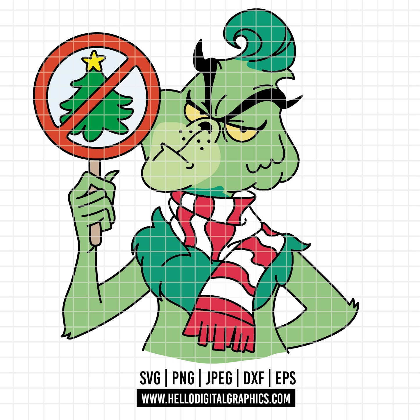 COD3918 - Grinch Face Svg, Green Character svg, Grinch Christmas svg, christmas svg, Cricut, silhouette