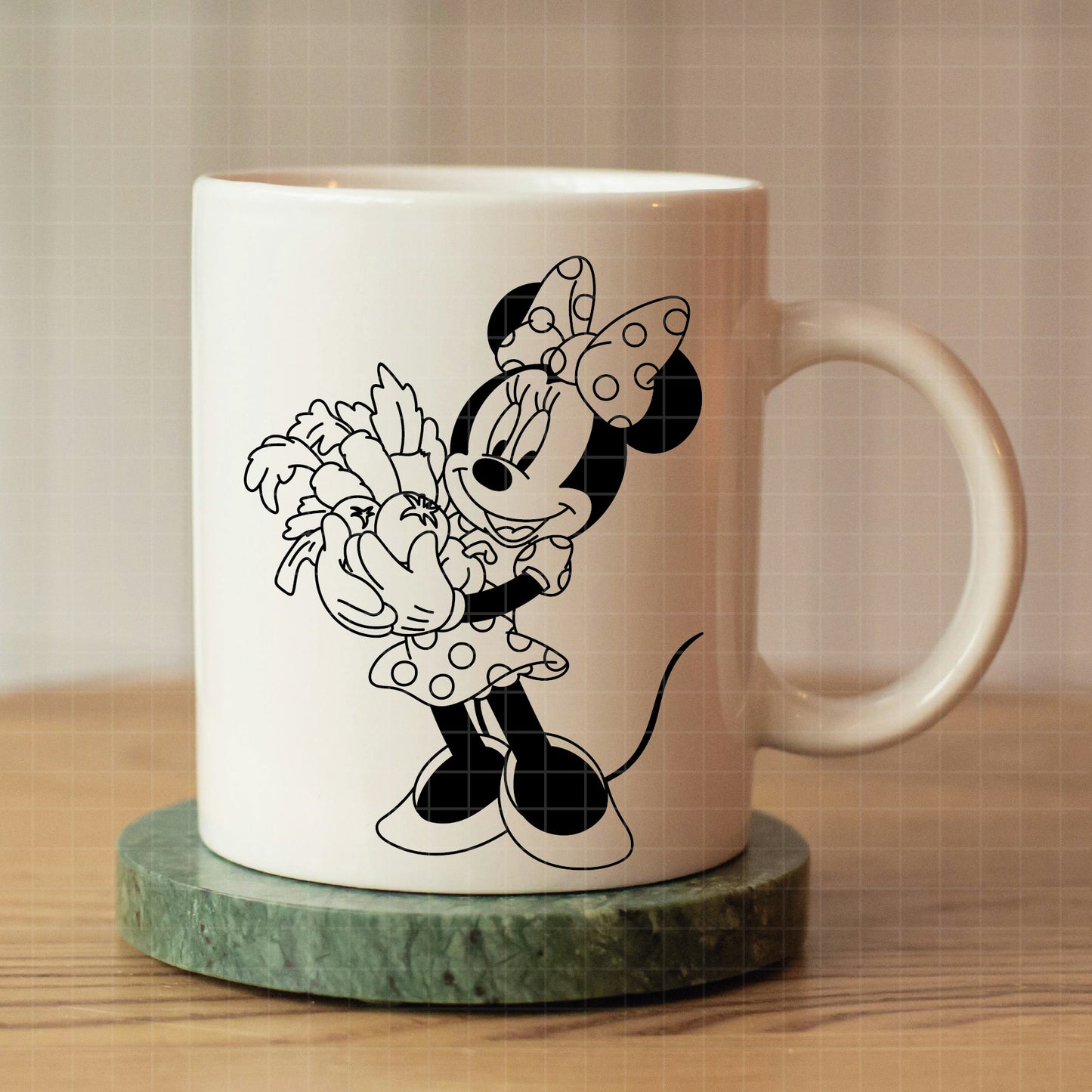 COD3922 - Minnie svg, Minnie jarden Svg, Disney svg, Magical svg, Mickey face svg