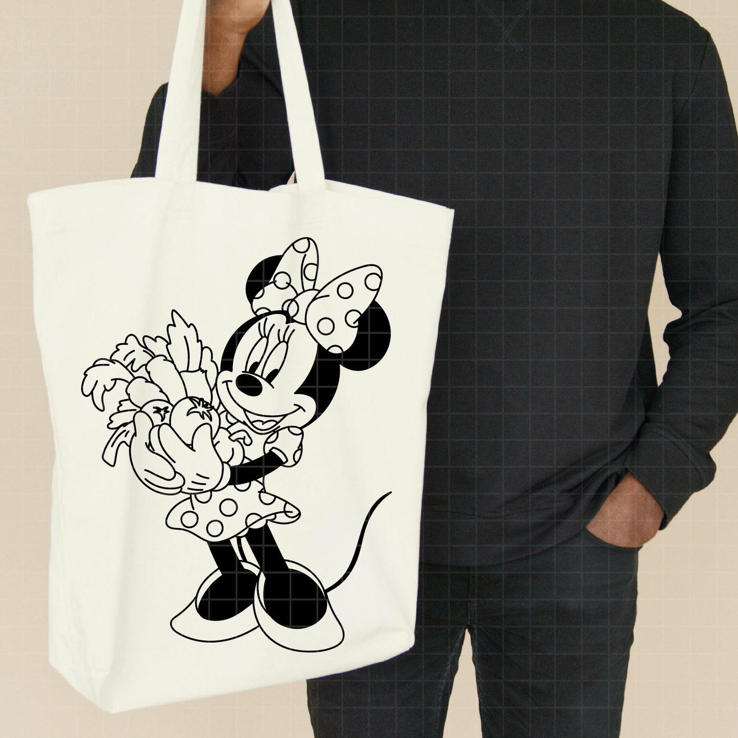 COD3922 - Minnie svg, Minnie jarden Svg, Disney svg, Magical svg, Mickey face svg