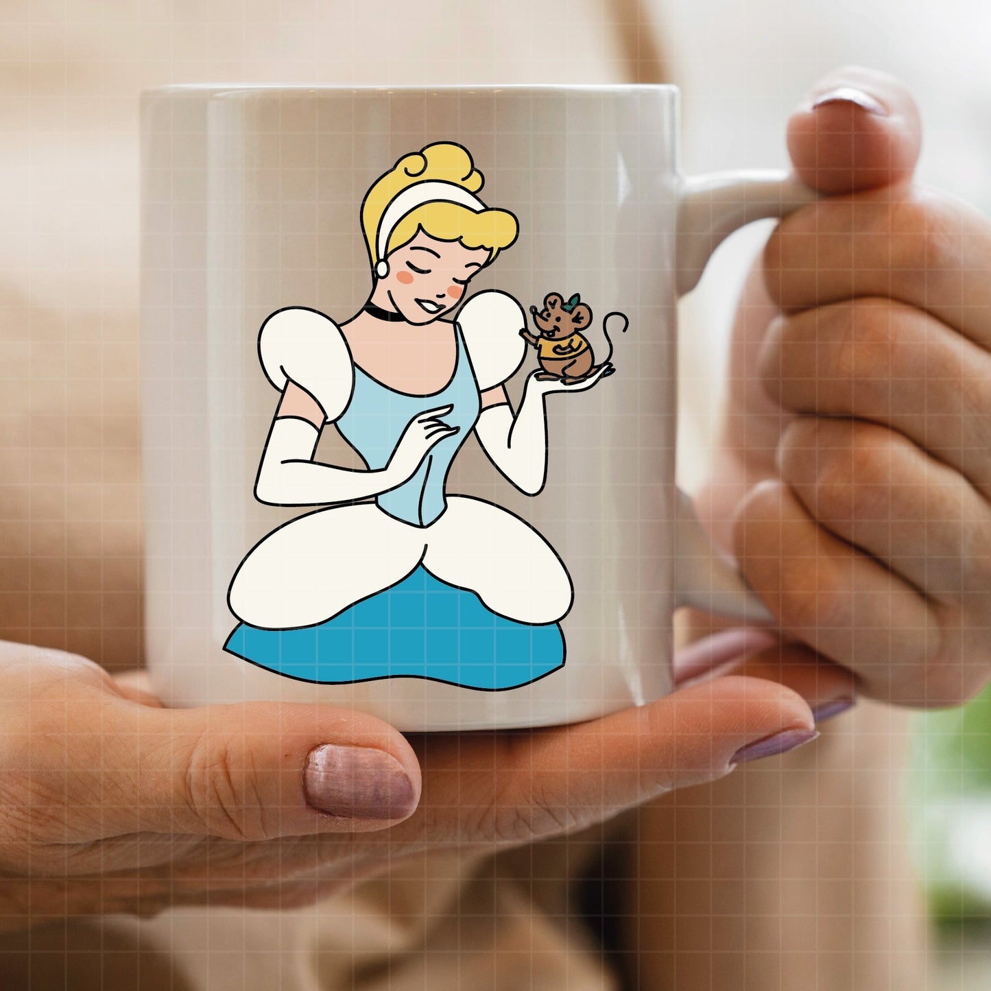 COD3924 - Cinderella svg, Princess svg, Princess for Cricut Silhouette, Tumbler svg, disney svg