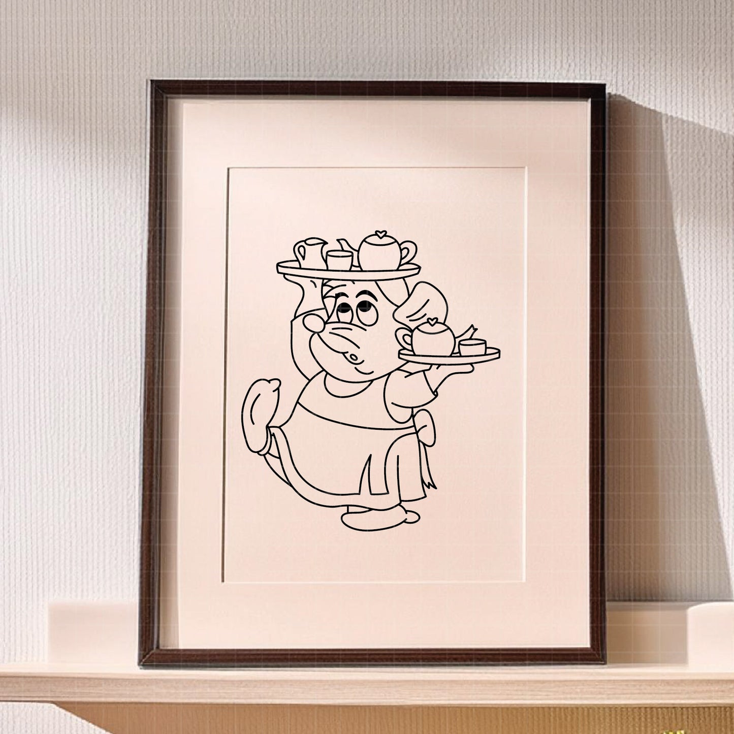 COD3925 - Cinderella svg, Gus gus svg, Princess svg, Princess for Cricut Silhouette, Tumbler svg, disney svg