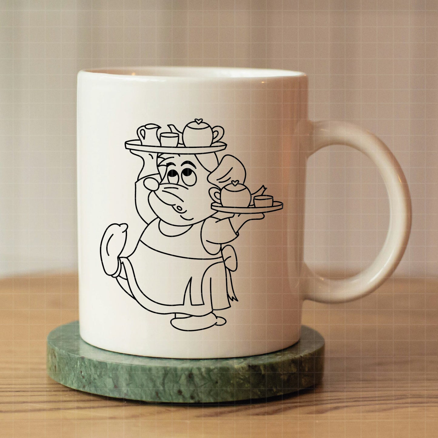 COD3925 - Cinderella svg, Gus gus svg, Princess svg, Princess for Cricut Silhouette, Tumbler svg, disney svg