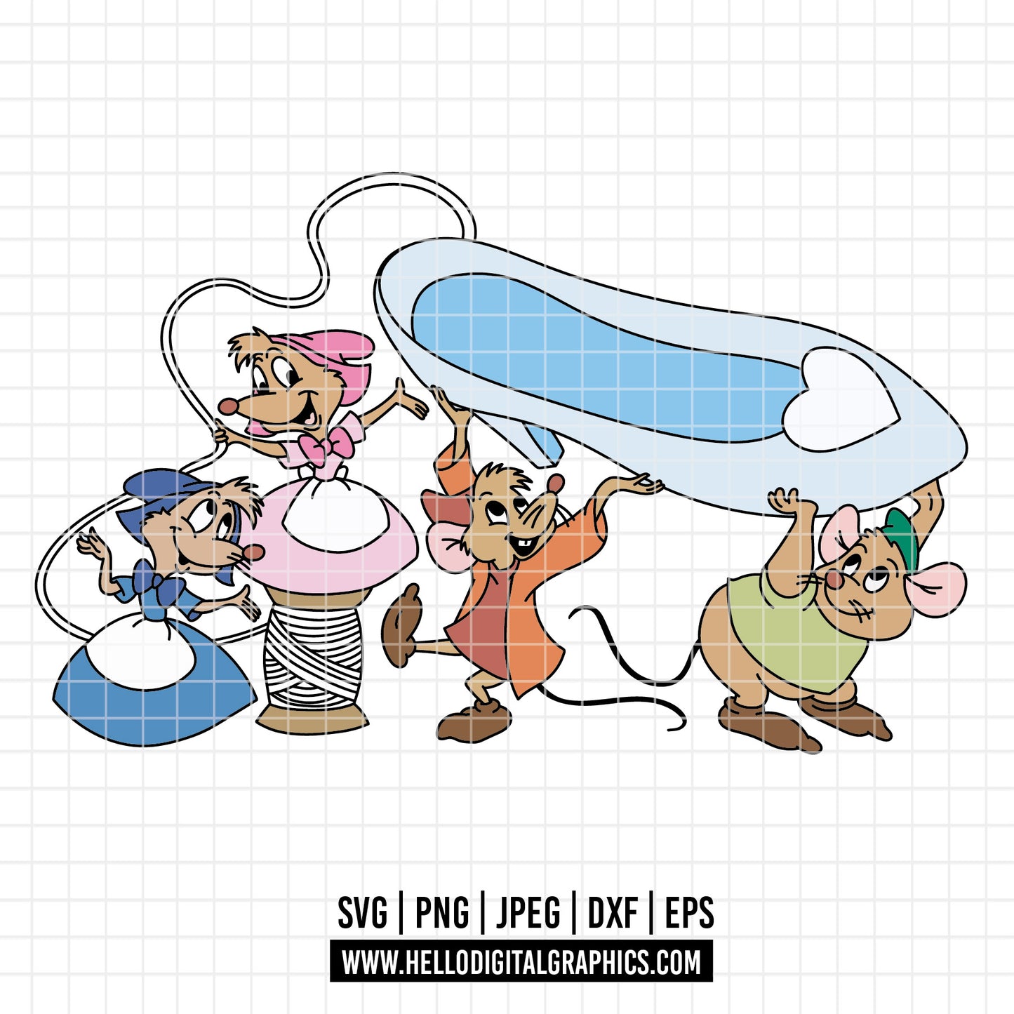 COD3926 - Cinderella svg, Princess svg, Princess for Cricut Silhouette, Disney svg