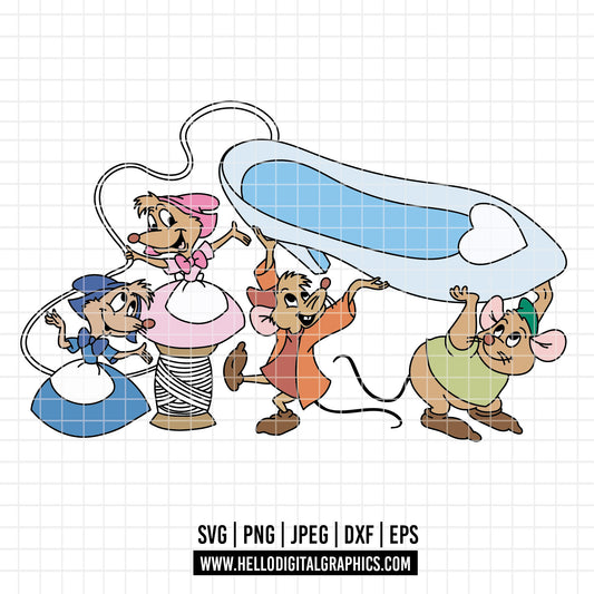 COD3926 - Cinderella svg, Princess svg, Princess for Cricut Silhouette, Disney svg