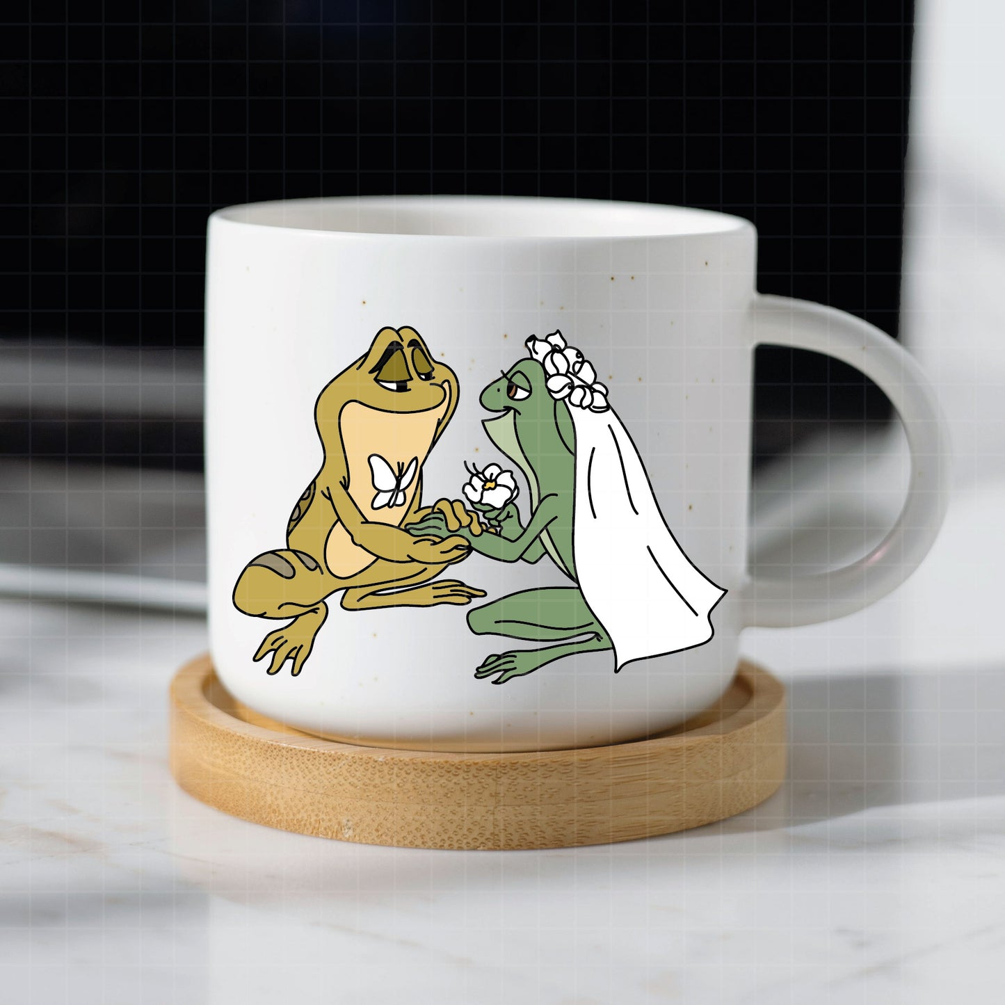 COD3933 - The Princess and the frog svg, tiana svg, frog svg, outline svg, cricut silhouette, Princess svg, Disney svg