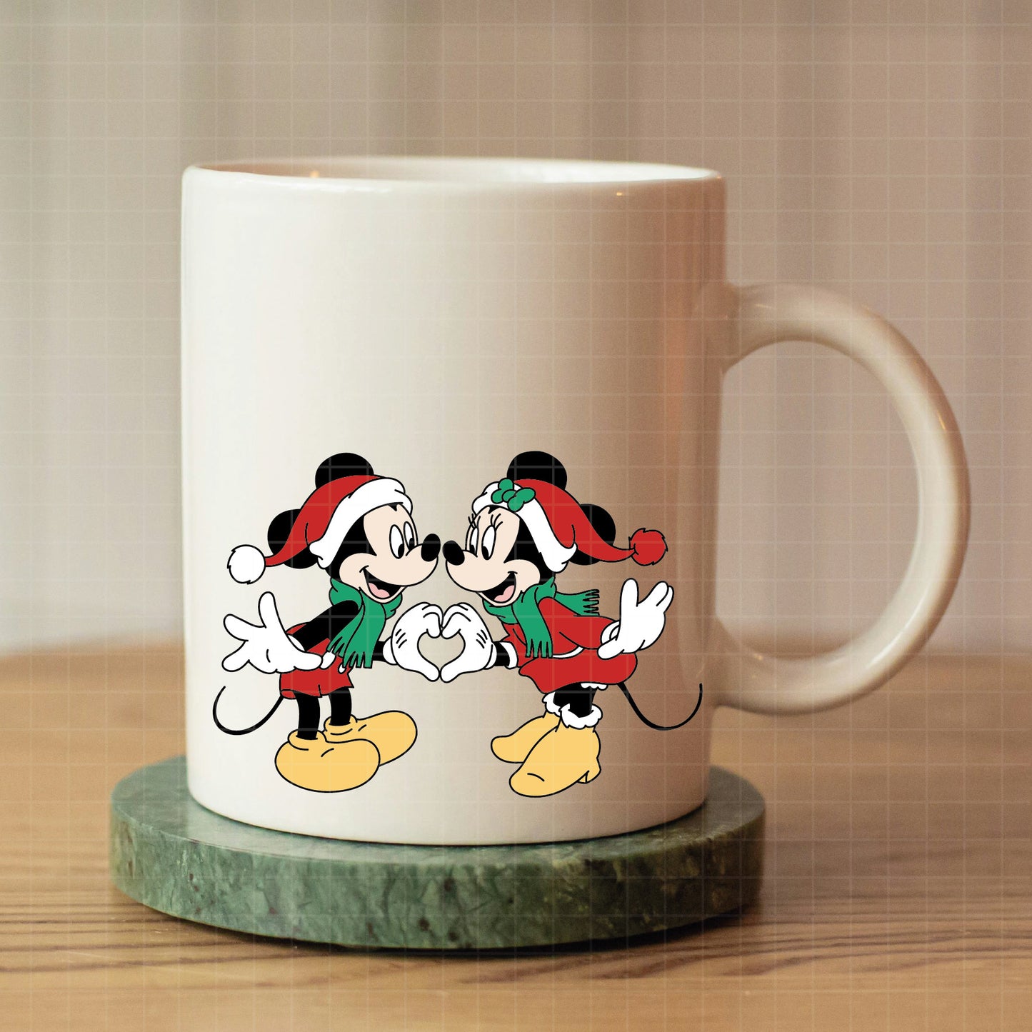 COD3934 - Mickey and minnie christmas svg, Disney svg, mickey svg, minnie svg, Silhouette, Cricut