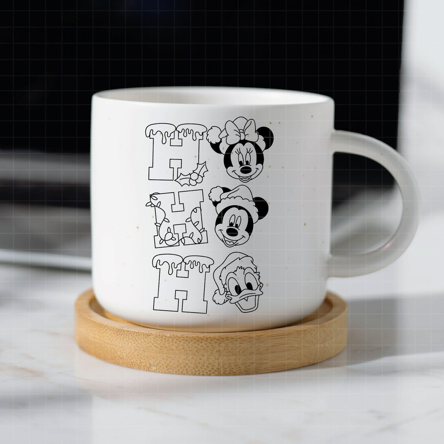 COD3935 - Mickey and minnie christmas svg, Disney svg, mickey svg, minnie svg, Silhouette, Cricut