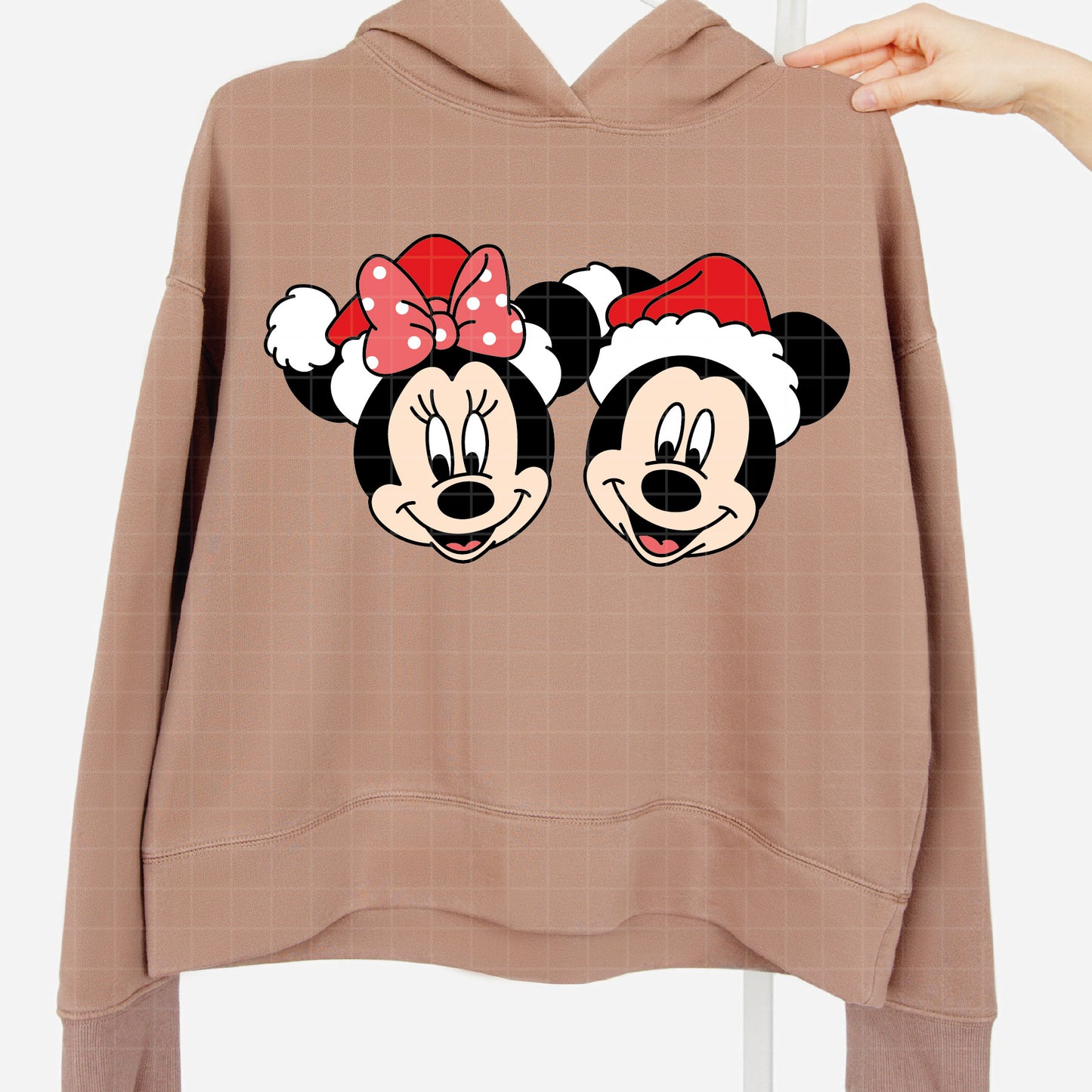 COD3937 - Mickey and minnie christmas svg, Disney svg, mickey svg, minnie svg, Silhouette, Cricut