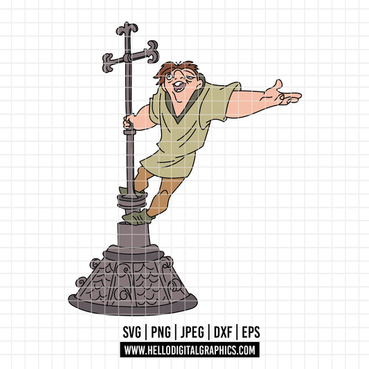 COD3941 - The Hunchback of Notre Dame svg, The Hunchback of Notre Dame cricut