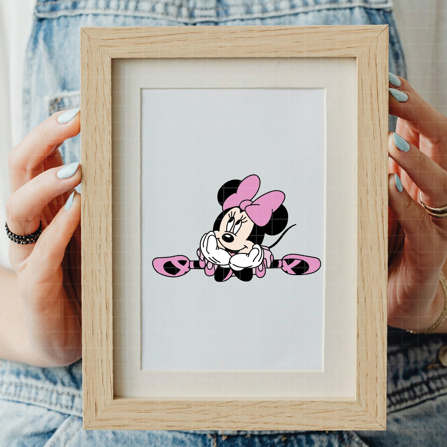 COD3946 - Minnie ballet svg, minnie svg, minnie lineart, disney svg, Silhouette