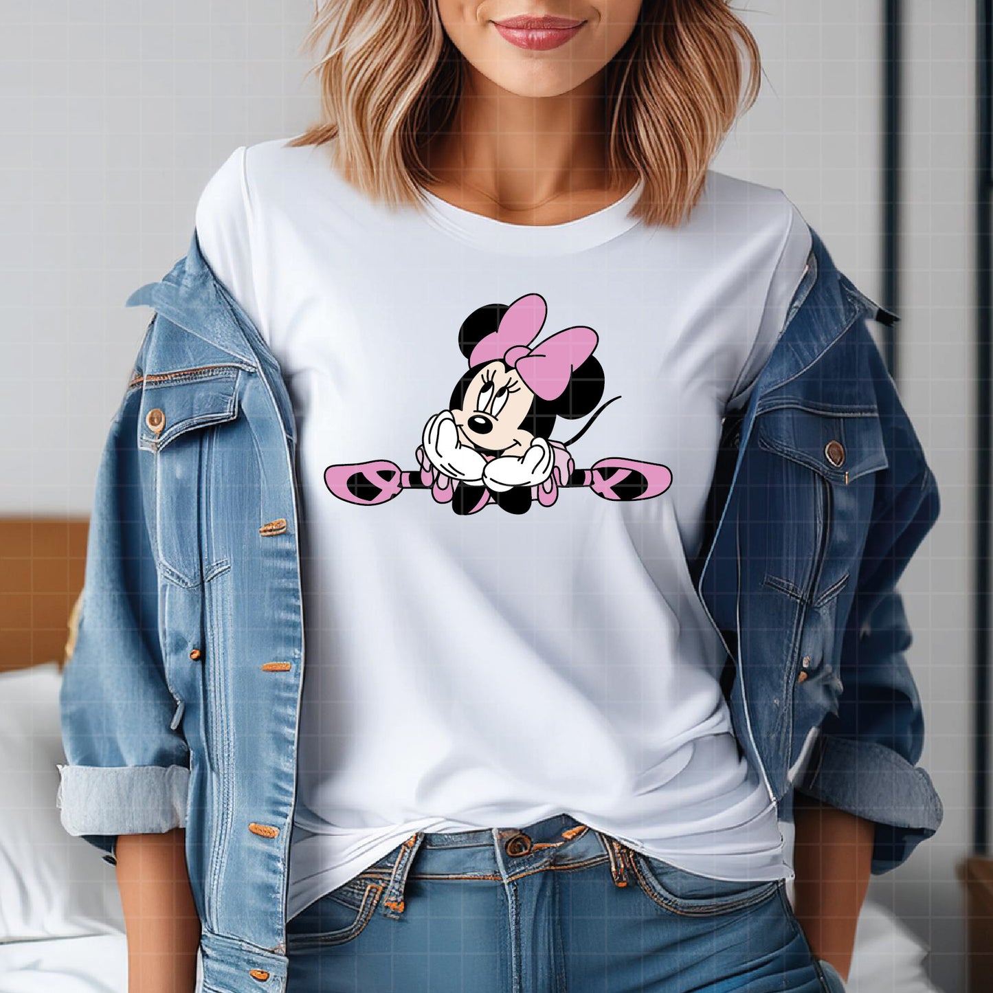 COD3946 - Minnie ballet svg, minnie svg, minnie lineart, disney svg, Silhouette