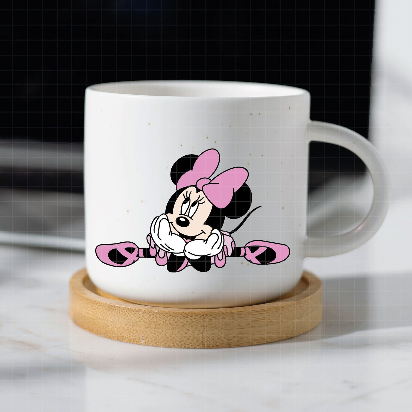 COD3946 - Minnie ballet svg, minnie svg, minnie lineart, disney svg, Silhouette