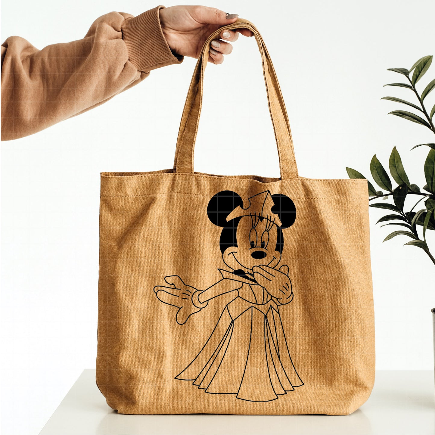 COD3947 - Minnie slepping beauty svg, Minnie svg, Spring svg, Disney svg, disneyland t shirt svg, Disney svg, Silhouette