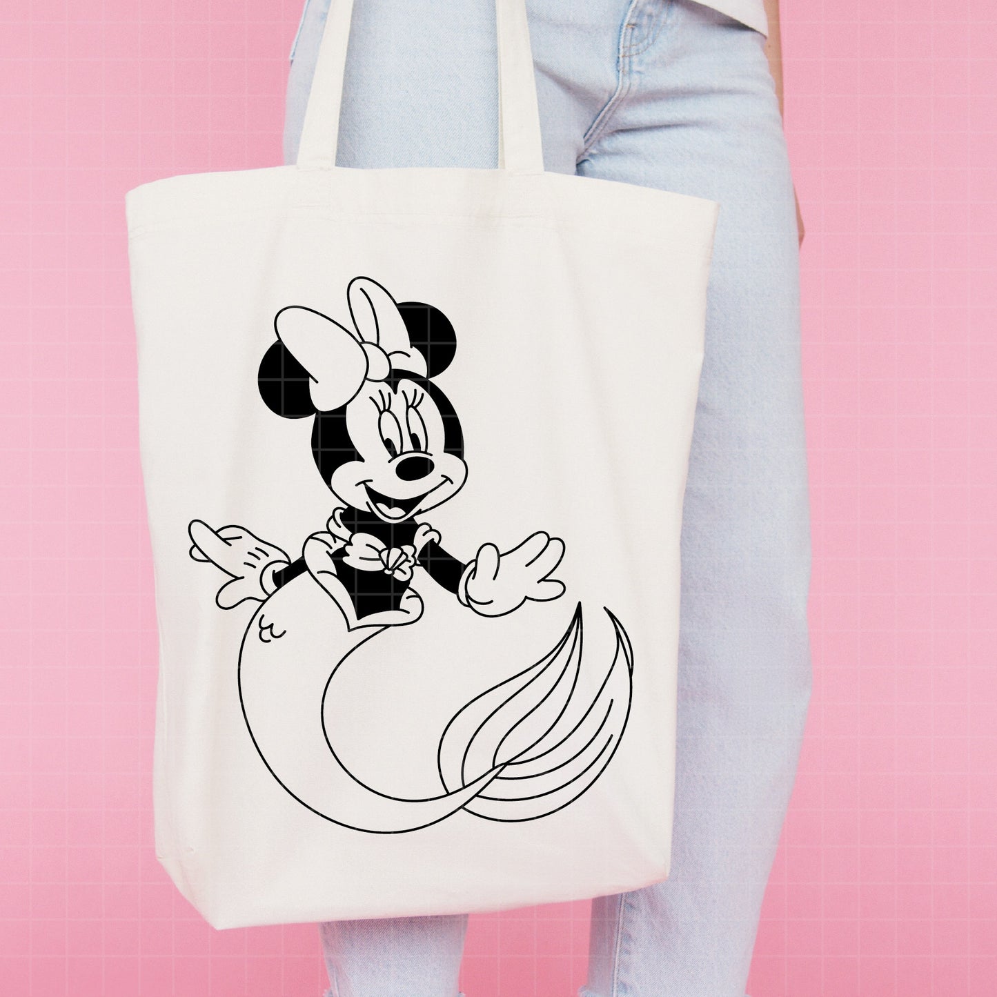 COD3949 - Minnie mermaid svg, Minnie svg, Spring svg, Disney svg, disneyland t shirt svg, Disney svg