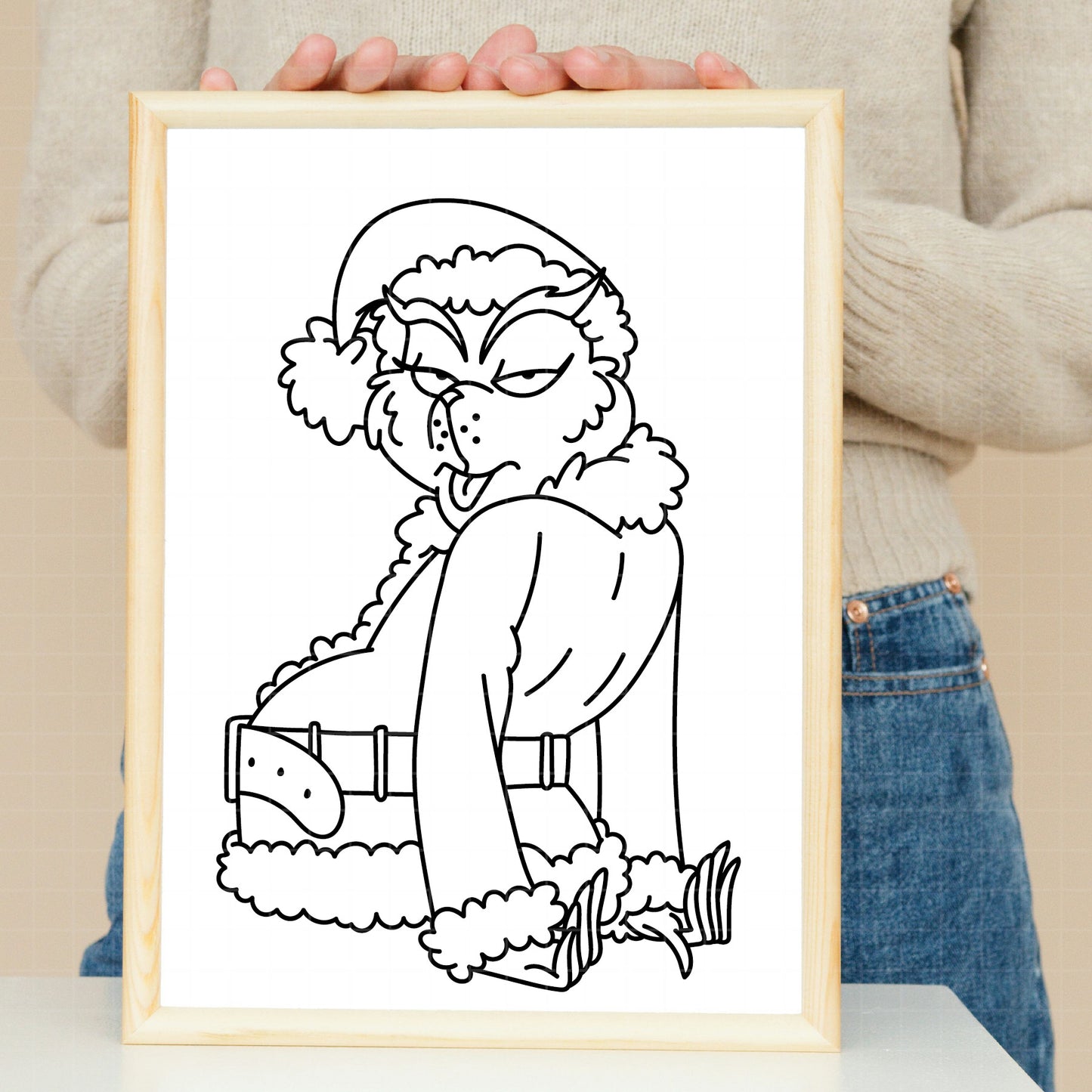 COD3950 - Grinch Face Svg, Green Character svg, Grinch Christmas svg, christmas svg, Cricut, silhouette